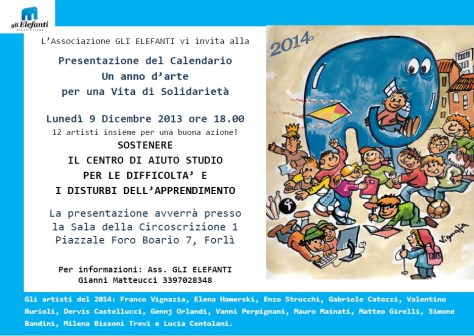calendario Elefanti